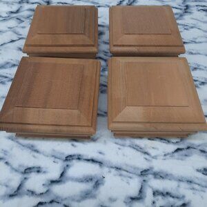 Woodway Cedar 4x4 Flat Top Postcaps